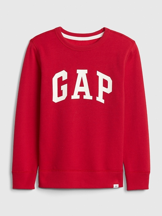 Logo Crewneck Sweatshirt in Fleece | Gap