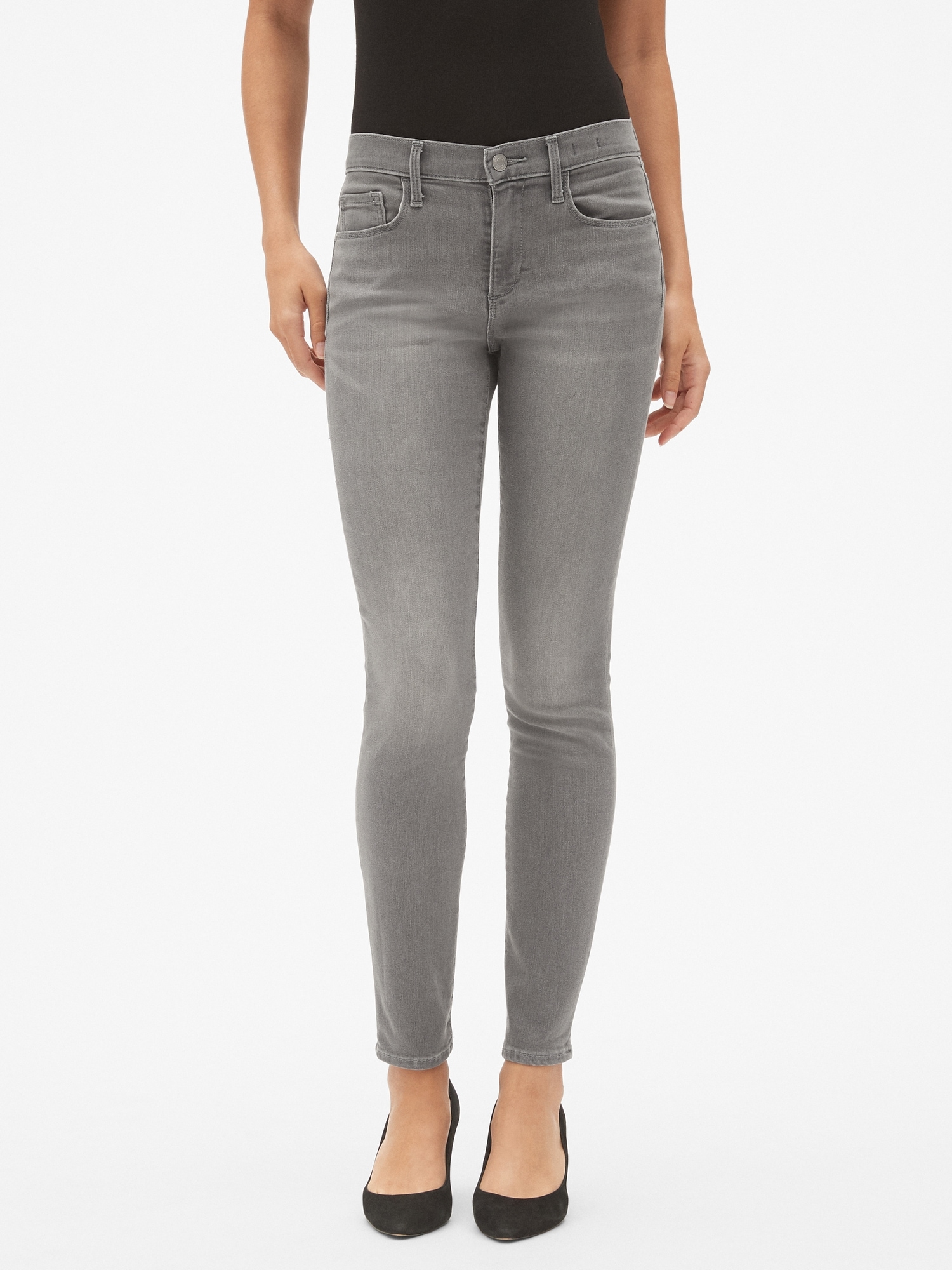 Mid Rise True Skinny Jeans in Infinity Stretch | Gap