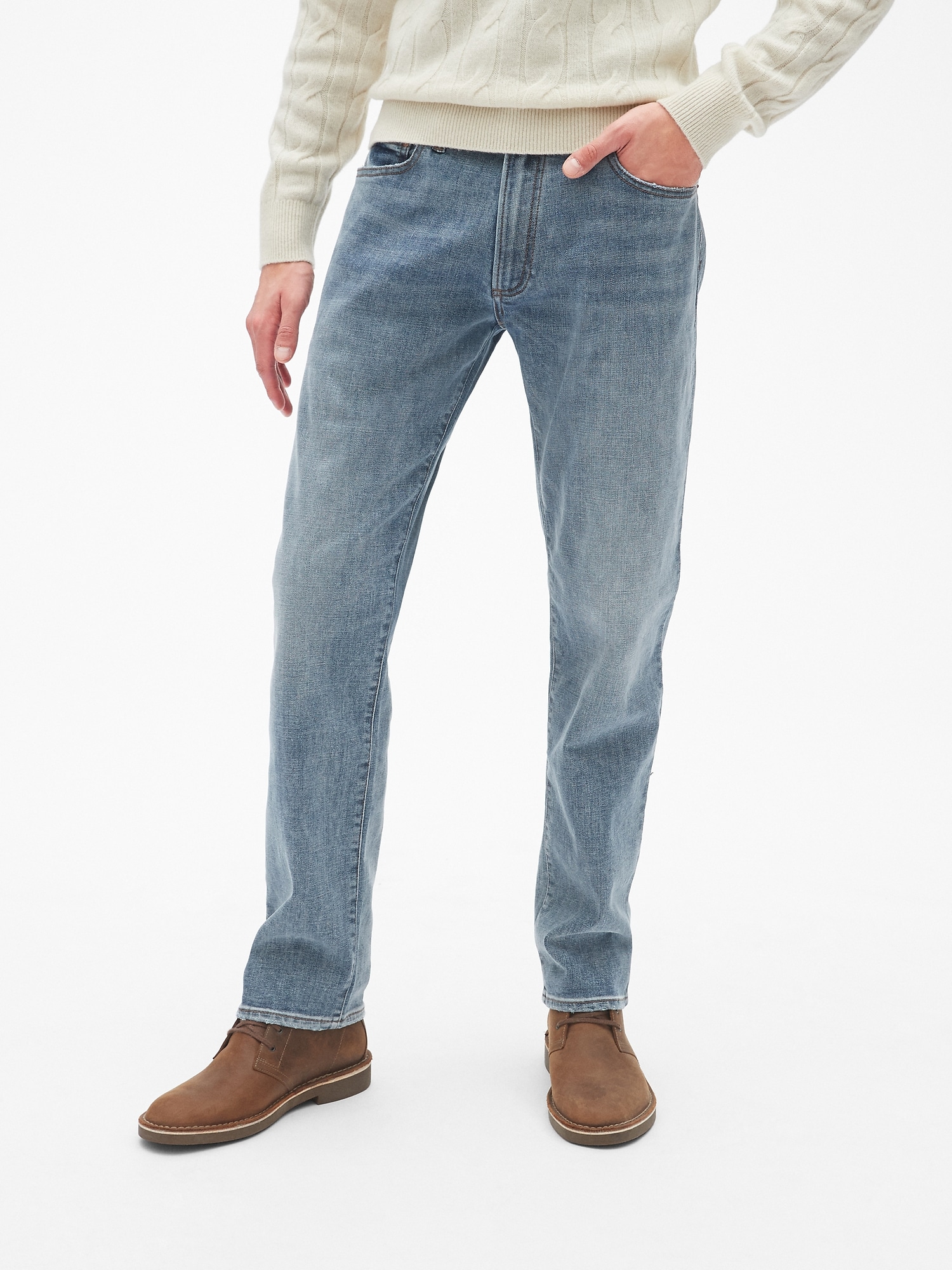 Thermolite® Straight Jeans with GapFlex | Gap