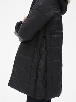 Gap top maternity coat