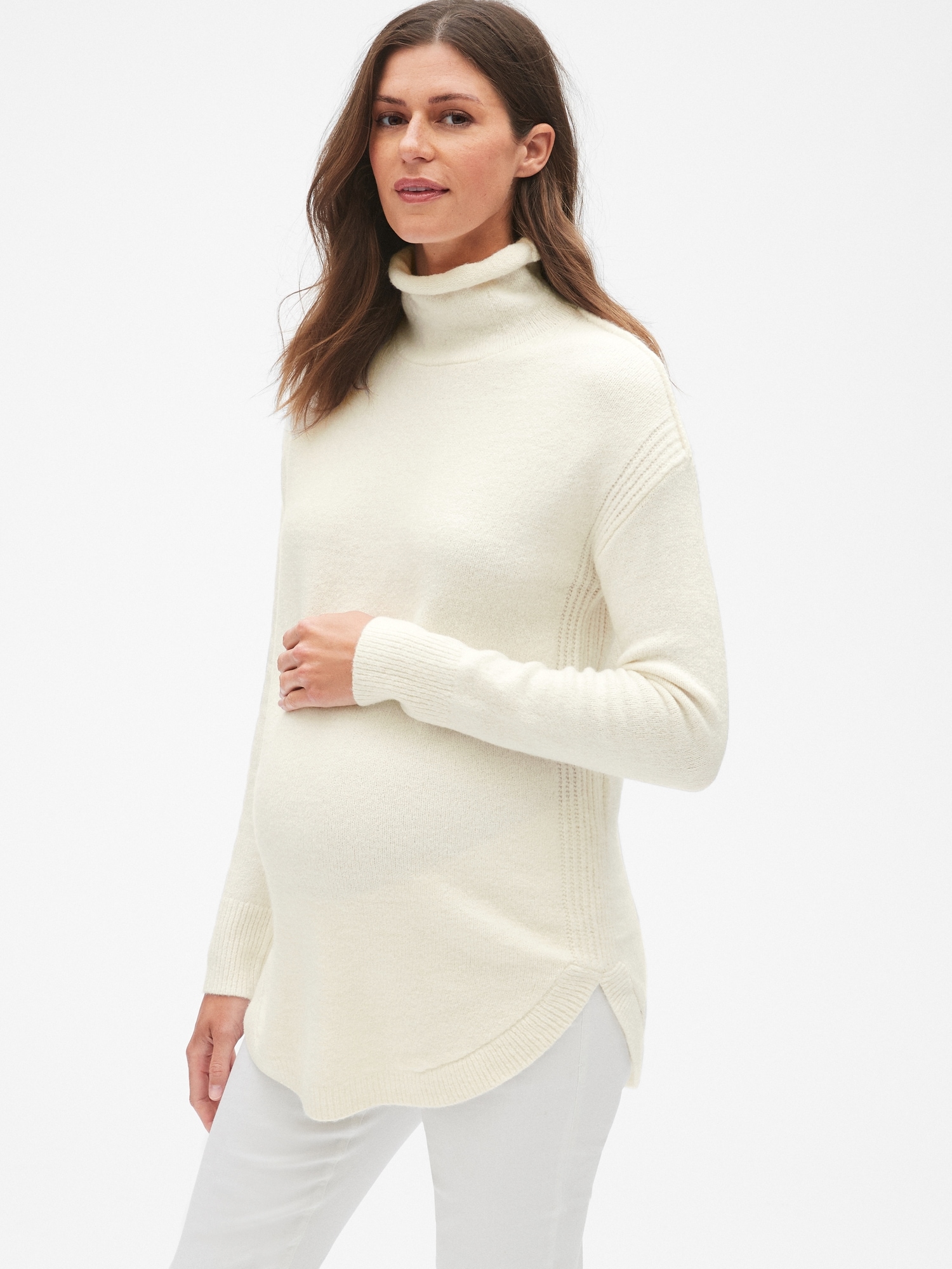 Maternity Turtleneck Pullover Sweater | Gap