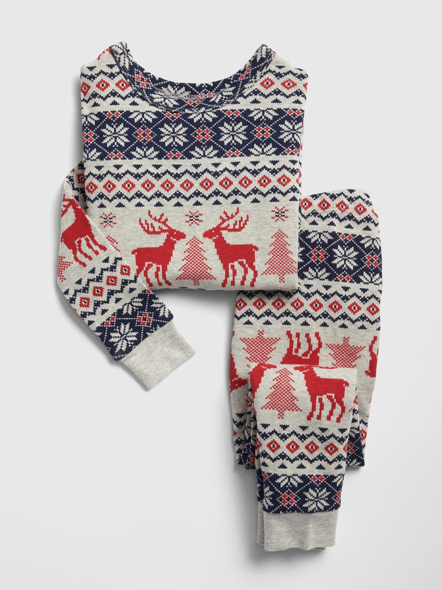 Reindeer Fair Isle PJ Set Gap