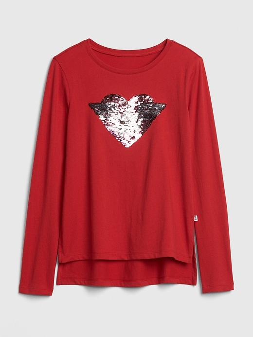 Image number 1 showing, GapKids &#124 DC&#153 Wonder Woman Flippy Sequin T-Shirt