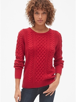 Gap on sale fisherman sweater