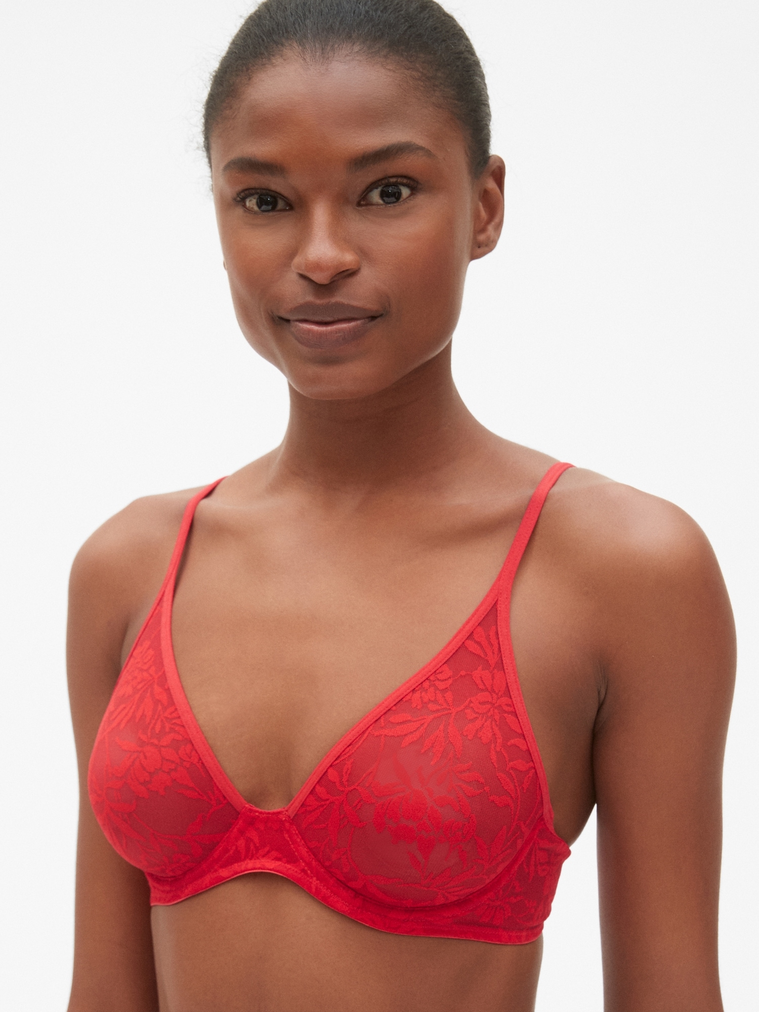 Bare Womens The Wire-Free Front Close Bra with Lace Style-B10241LACE 