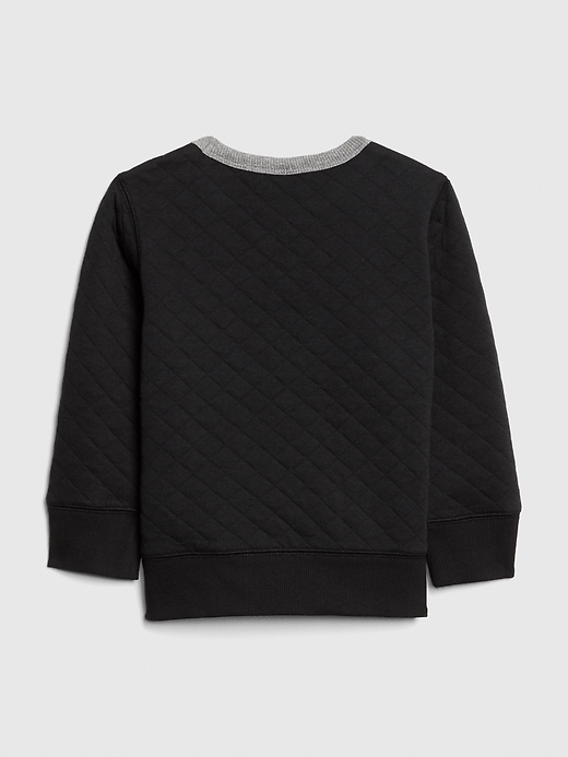 Gap quilted clearance sweatshirt