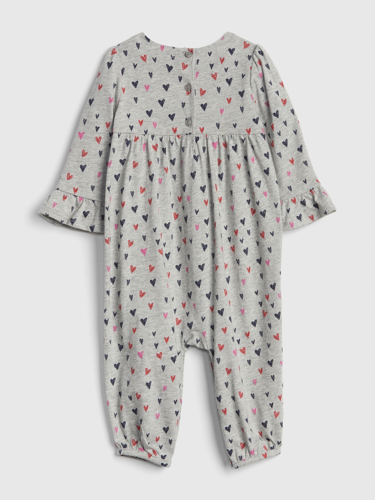 Baby Heart Bell-Sleeve One-Piece | Gap