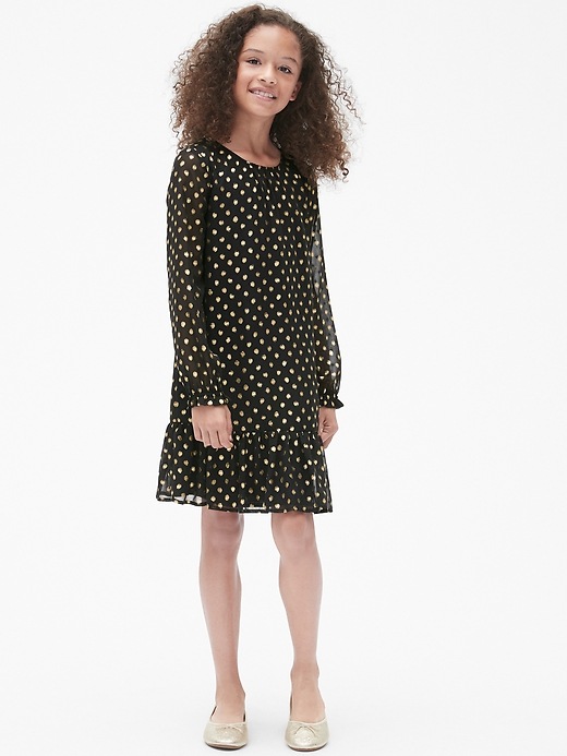 Image number 2 showing, Foil Dot Tier Dress