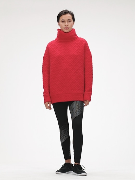 Gap jacquard hotsell funnel neck pullover