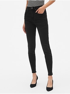 gap women's black jeans