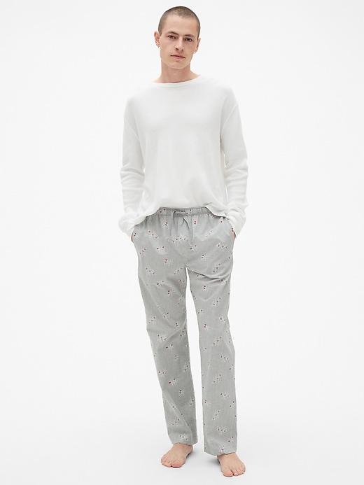 Image number 3 showing, Pajama Pants in Poplin