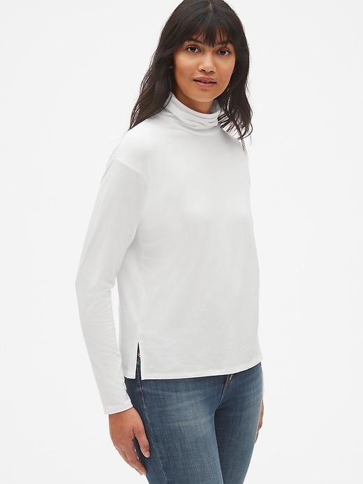 View large product image 1 of 1. Featherweight Turtleneck Top