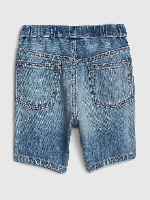 Image number 2 showing, Baby Denim Pull-On Shorts