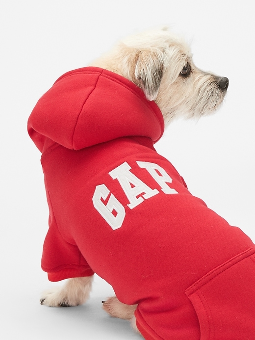 Image number 3 showing, Sherpa-Lined Logo Dog Hoodie