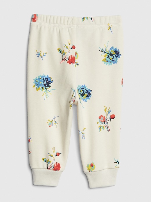 Image number 2 showing, Baby Floral Pull-On Pants