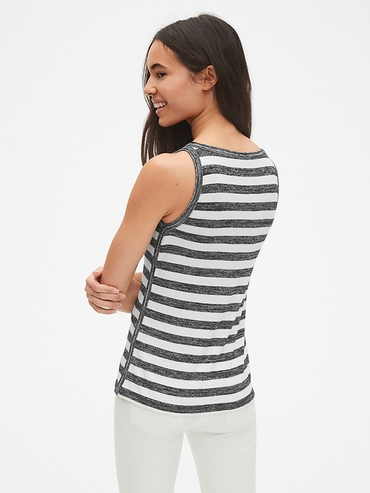 Image number 2 showing, Softspun Stripe Tank Top