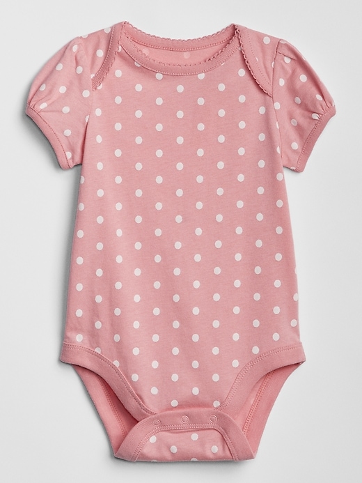 View large product image 1 of 1. Baby Print Short Sleeve Bodysuit