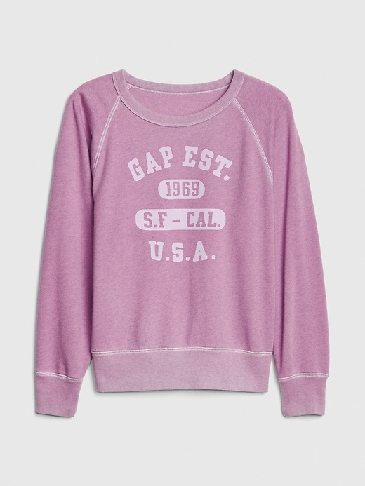 Vintage Soft Gap Athletic Logo Raglan Sweatshirt | Gap