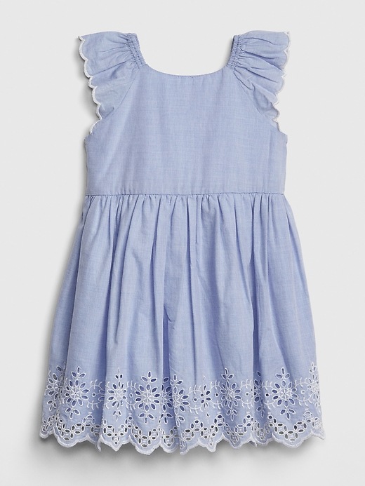 Toddler Eyelet Flutter Dress