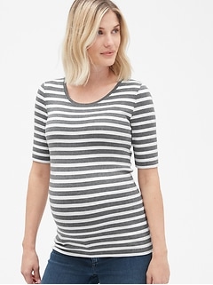 white t shirt maternity