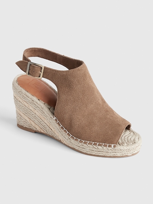 Gap suede espadrille wedges on sale