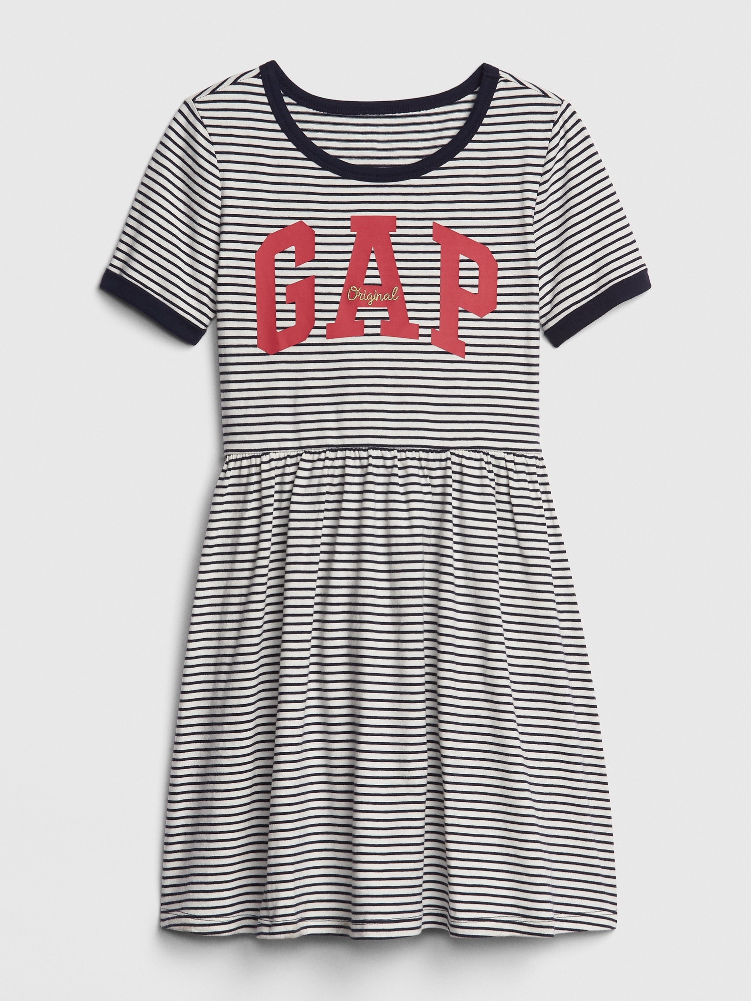 Kids Gap Logo Fit And Flare Dress