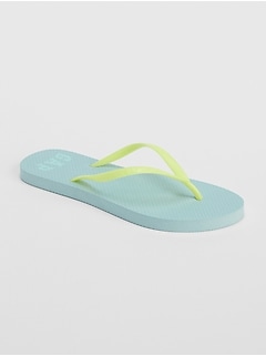 gap black flip flops