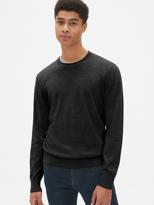 Crewneck Pullover Sweater in Linen-Cotton | Gap