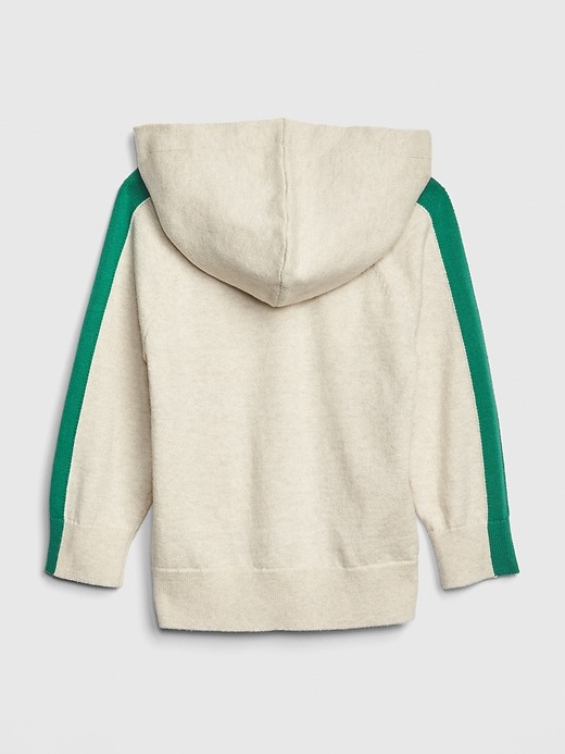 Image number 2 showing, Toddler Stripe-Sleeve Hoodie Sweatshirt