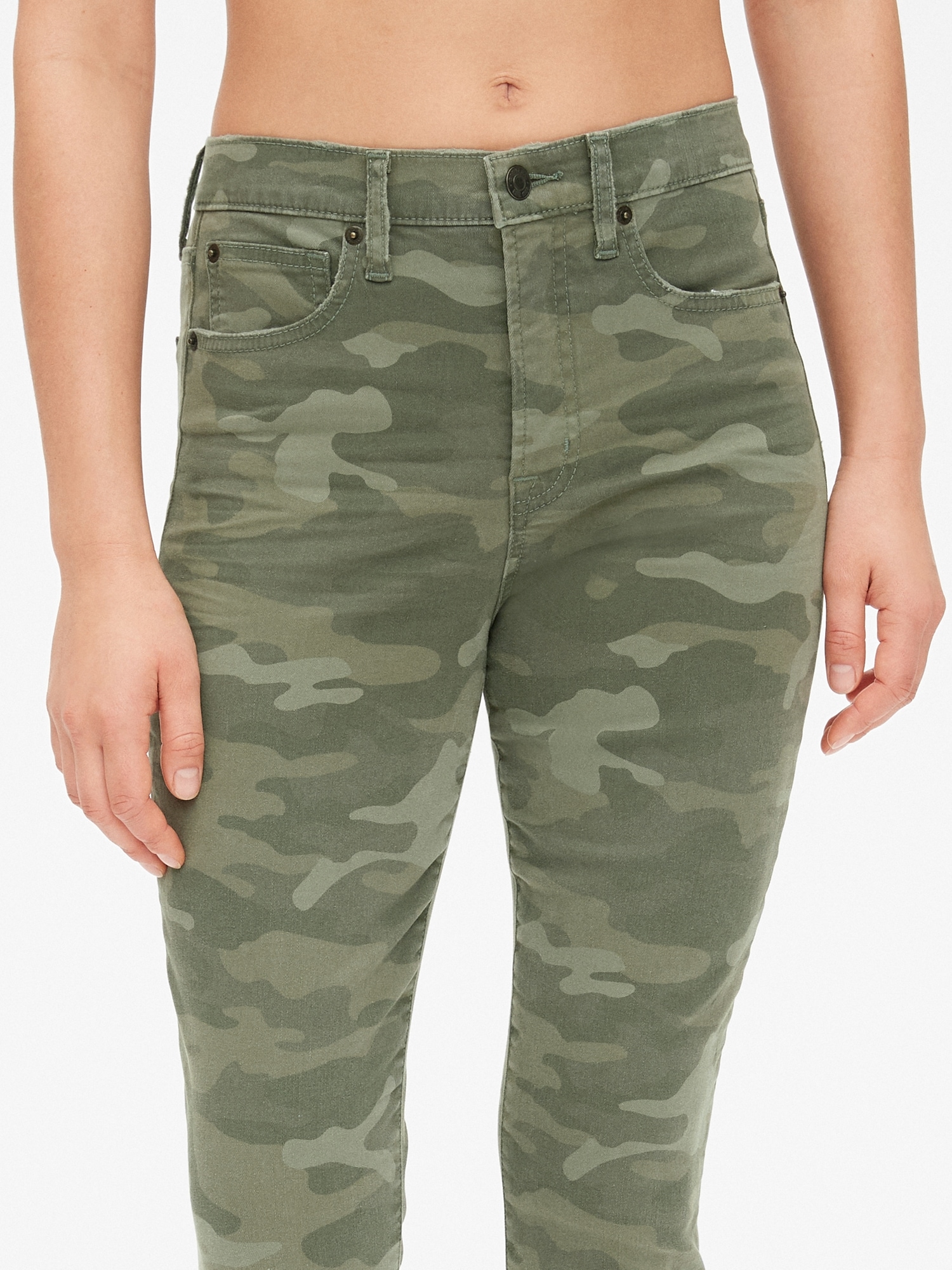 women's petite camouflage pants
