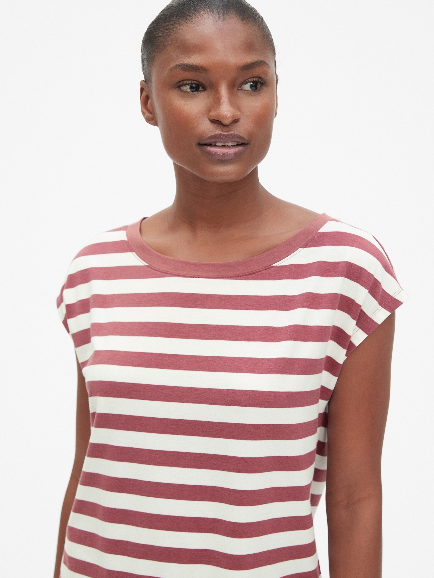 Stripe Dolman Sleeve T-Shirt | Gap