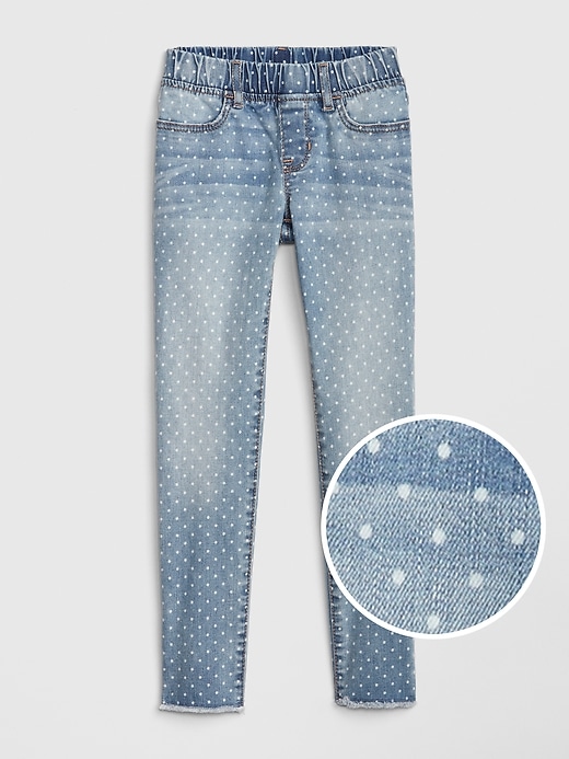 Image number 1 showing, Kids Dot Jeggings with Fantastiflex