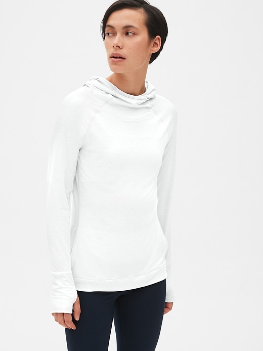 gapfit breathe long sleeve hoodie