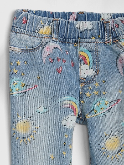 Image number 3 showing, Toddler Space Jeggings In Fantastiflex