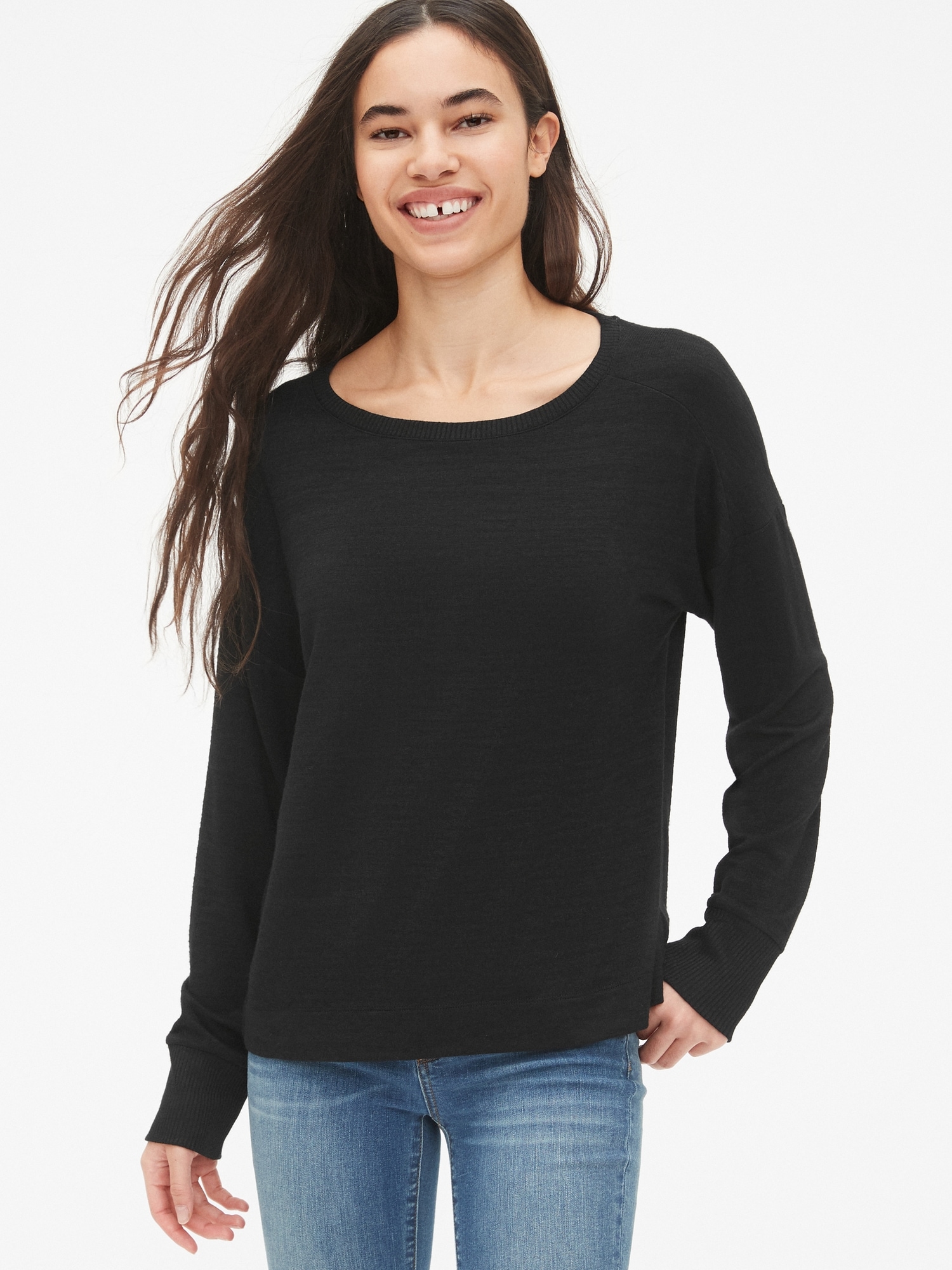 Softspun Boatneck Top | Gap