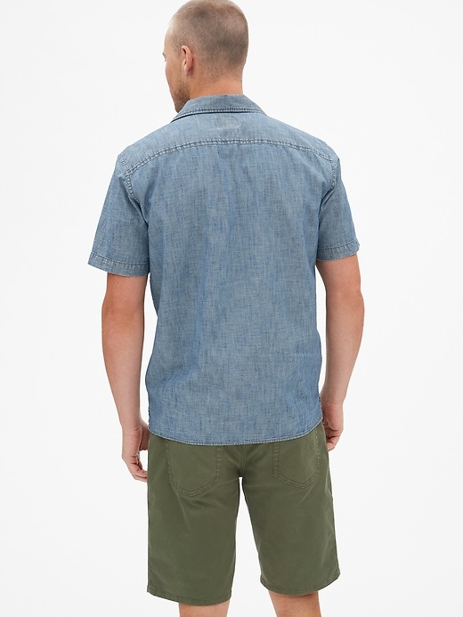 Image number 2 showing, Chambray Work Shirt