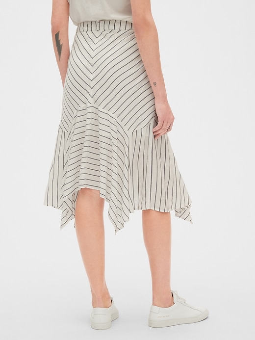 Image number 2 showing, Stripe Handkerchief Skirt