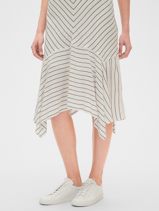 Image number 5 showing, Stripe Handkerchief Skirt