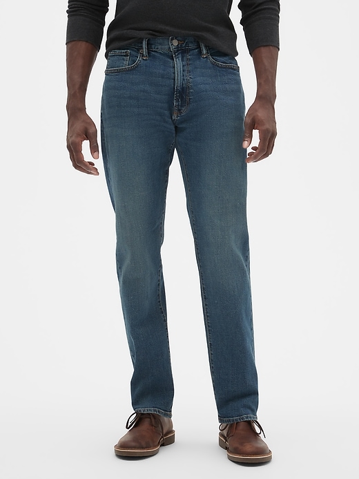 athletic taper jeans with gapflex