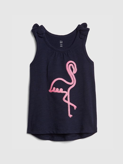 Image number 5 showing, Toddler Graphic Bow Tank Top