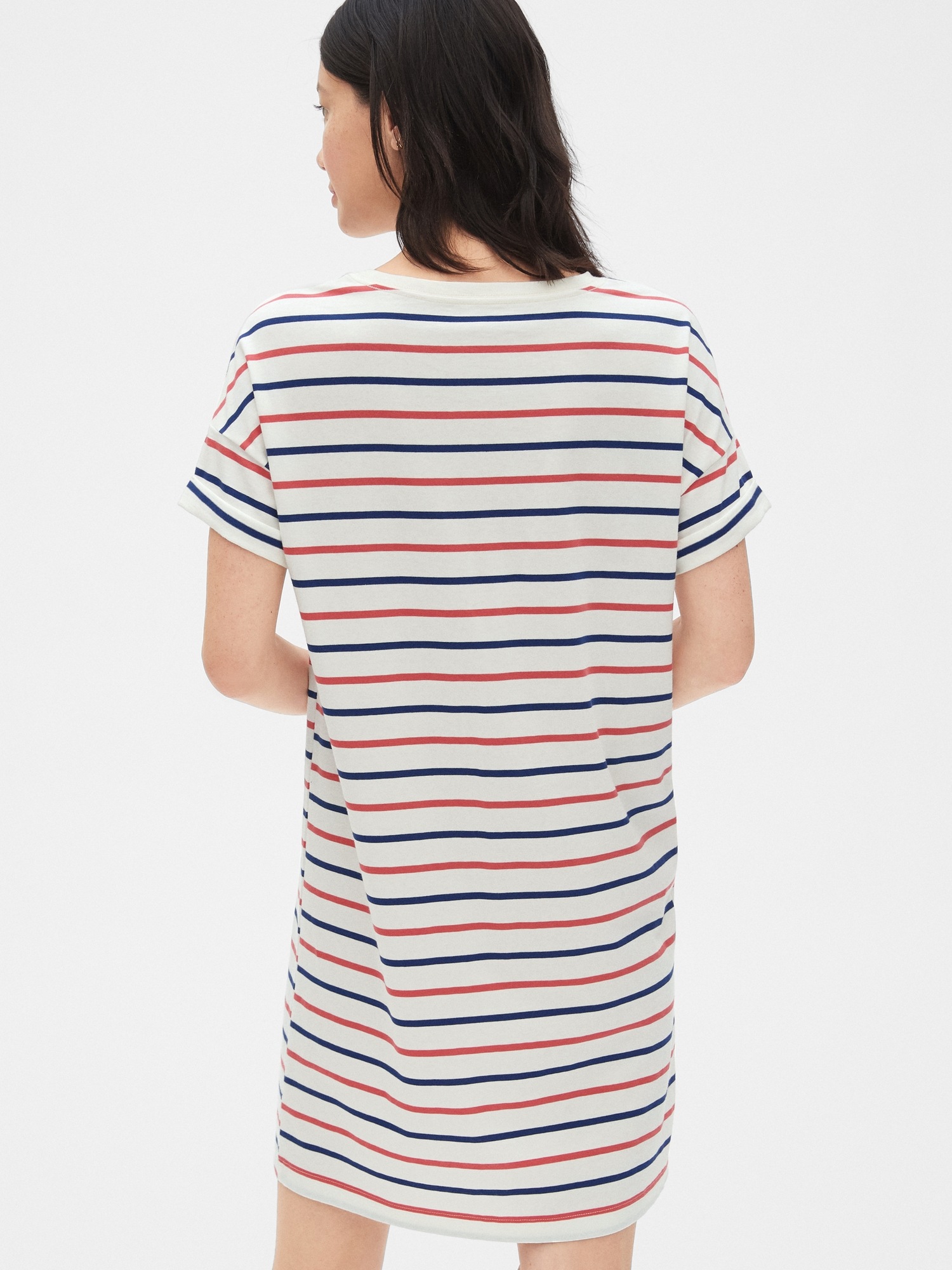 Vintage Wash Stripe T-Shirt Dress | Gap