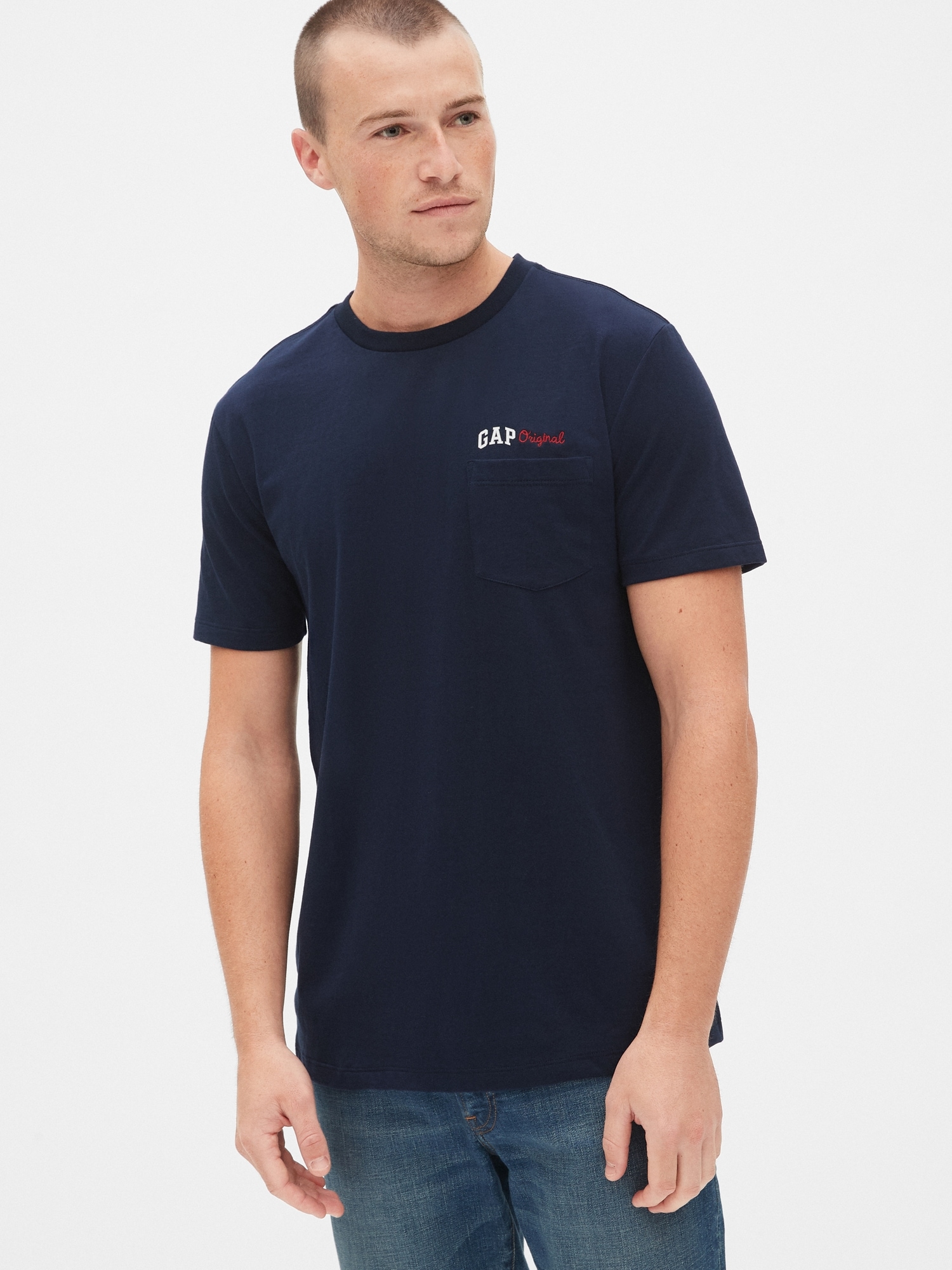 Gap Original Logo Pocket T-Shirt | Gap