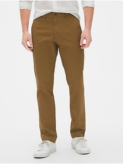 gap khakis slim stretch mens