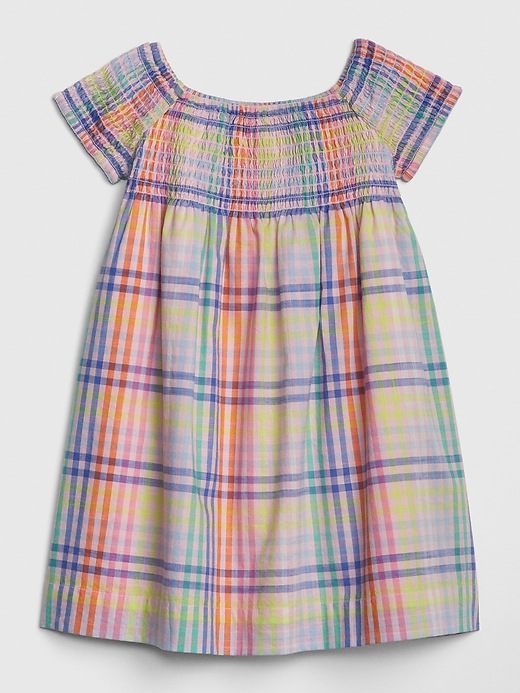 Image number 2 showing, Toddler Plaid Smocked Dress