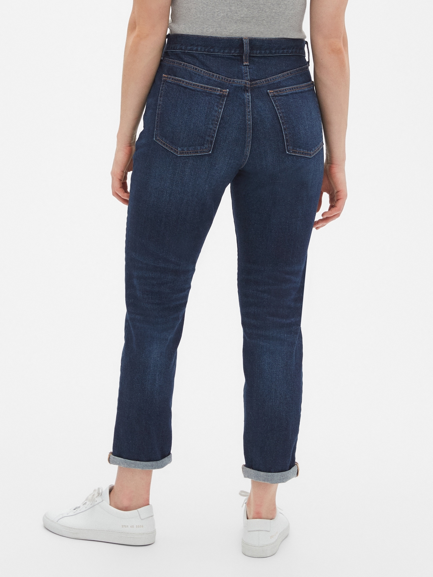 gap mid rise girlfriend jeans
