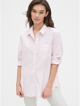 Gap fitted shop boyfriend oxford shirt