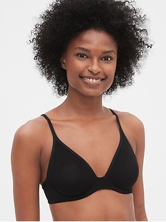 gap plunge seamless bralette