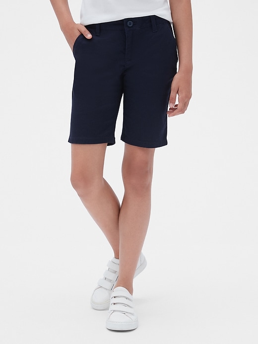 Image number 1 showing, Kids Uniform Bermuda Shorts with Gap Shield
