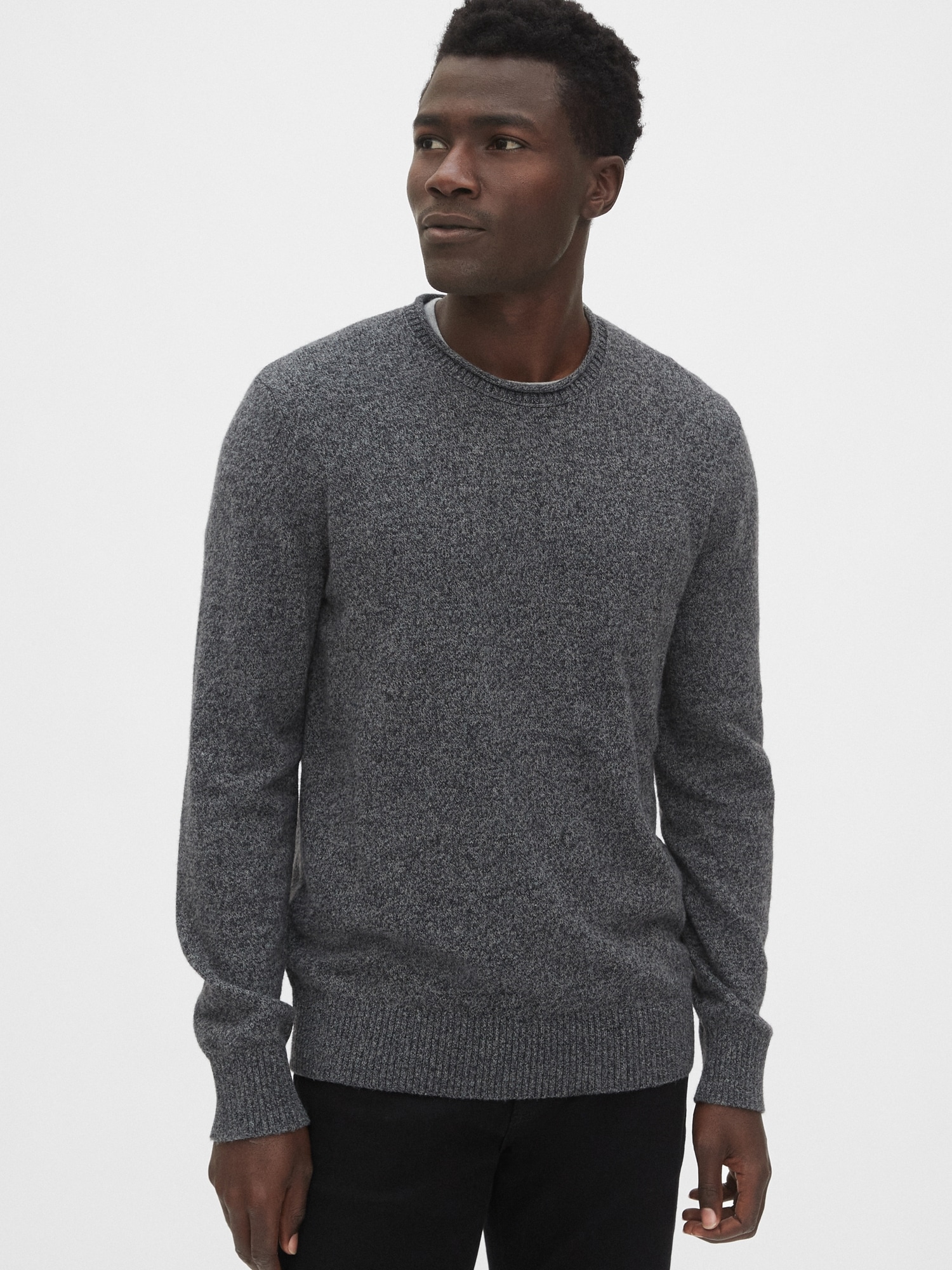 COS - The oversized roll-neck: a style designed for comfort in a tactile  wool blend, finished in light lilac..   Shop men's knitwear:  Find your nearest store