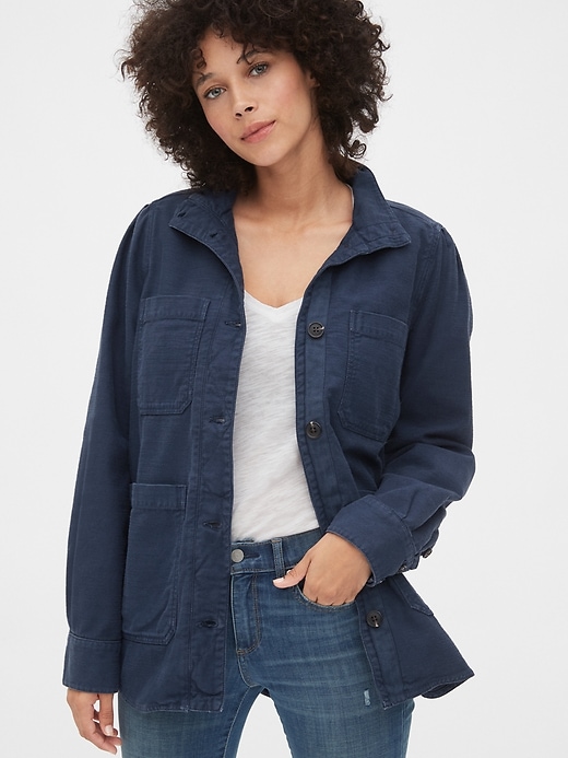 Slub Utility Jacket | Gap